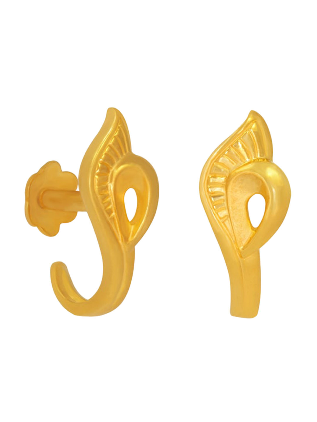 BHIMA 22KT Gold Studs Earrings-3.13gm