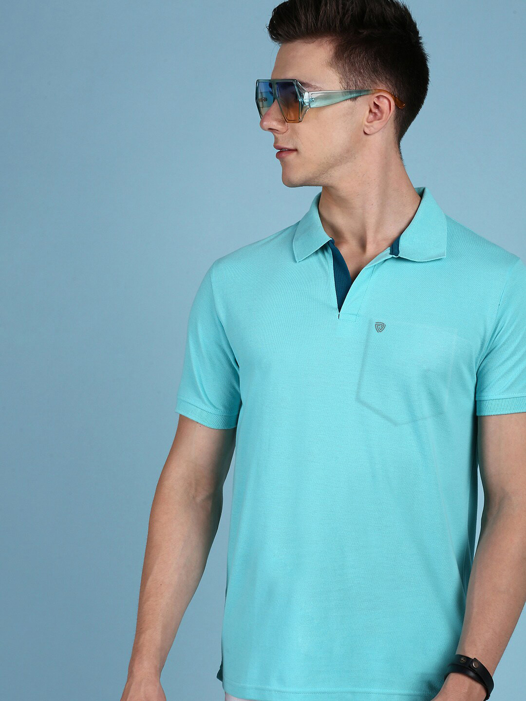 Lux Cozi Polo Collar Short Sleeves Ultra Soft T-shirt