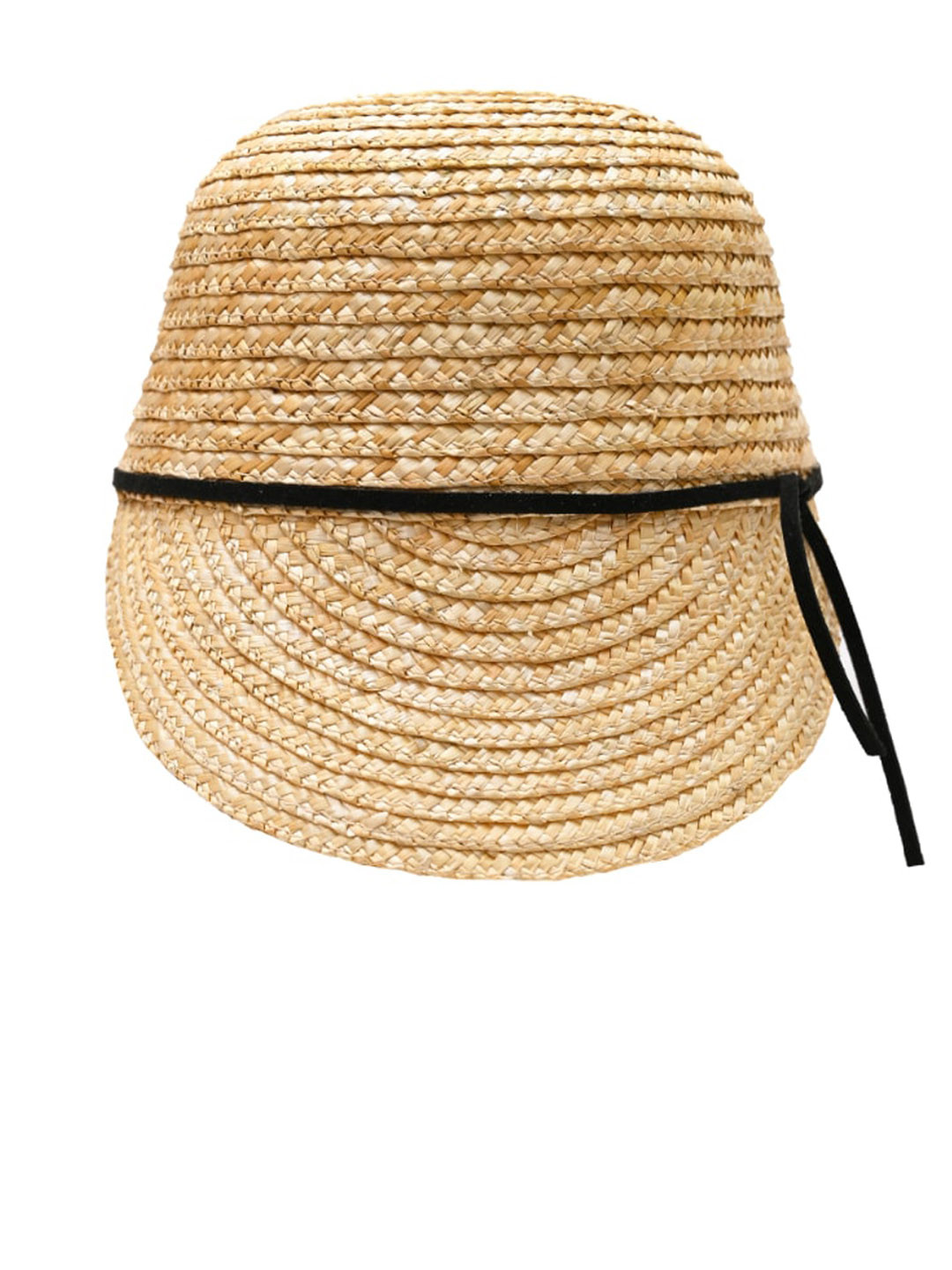 MYARAA by NAMRATA LODHA Women Beige Self Design Tie Up Sun Hat