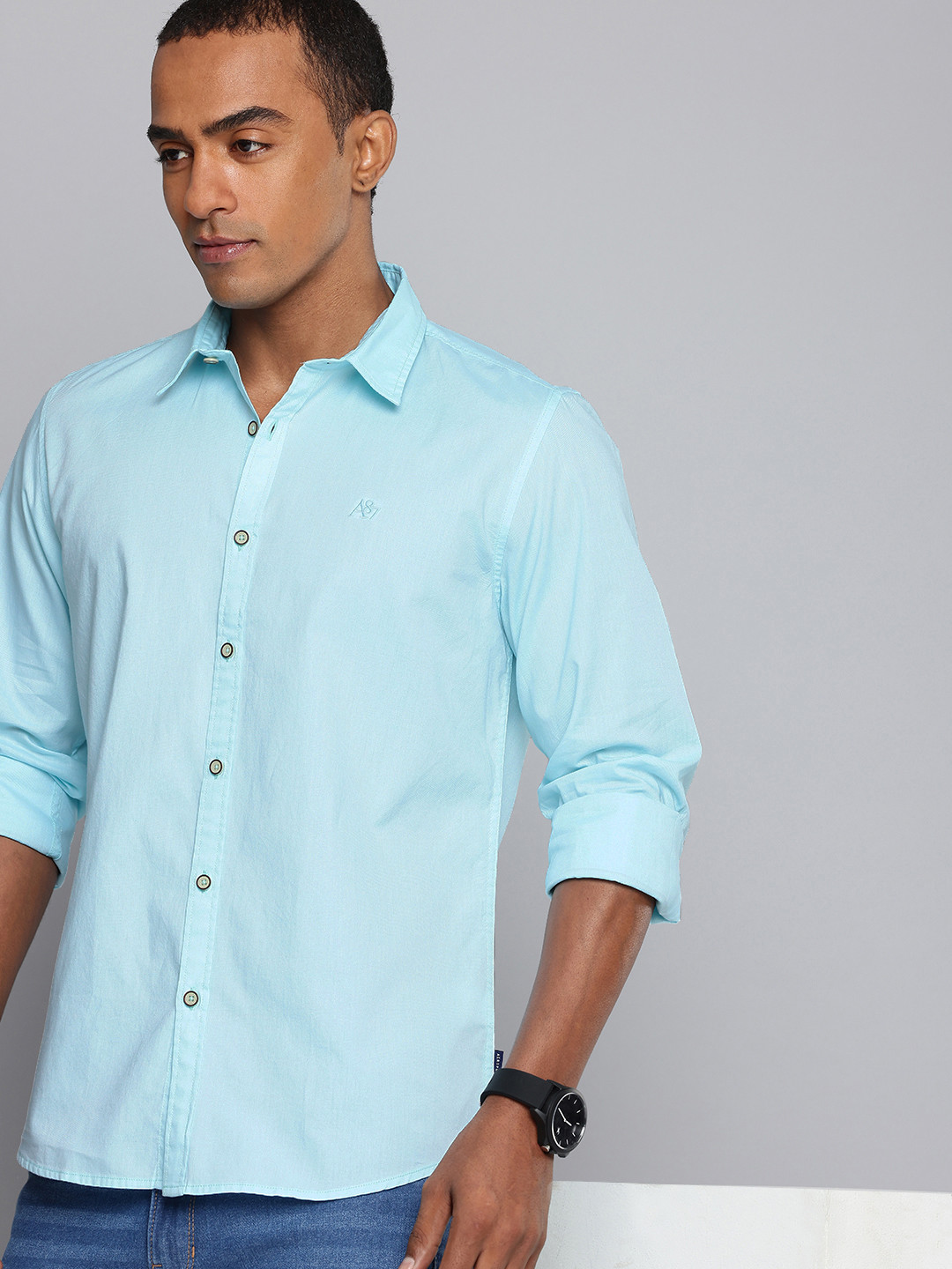 Aeropostale Men Pure Cotton Casual Shirt