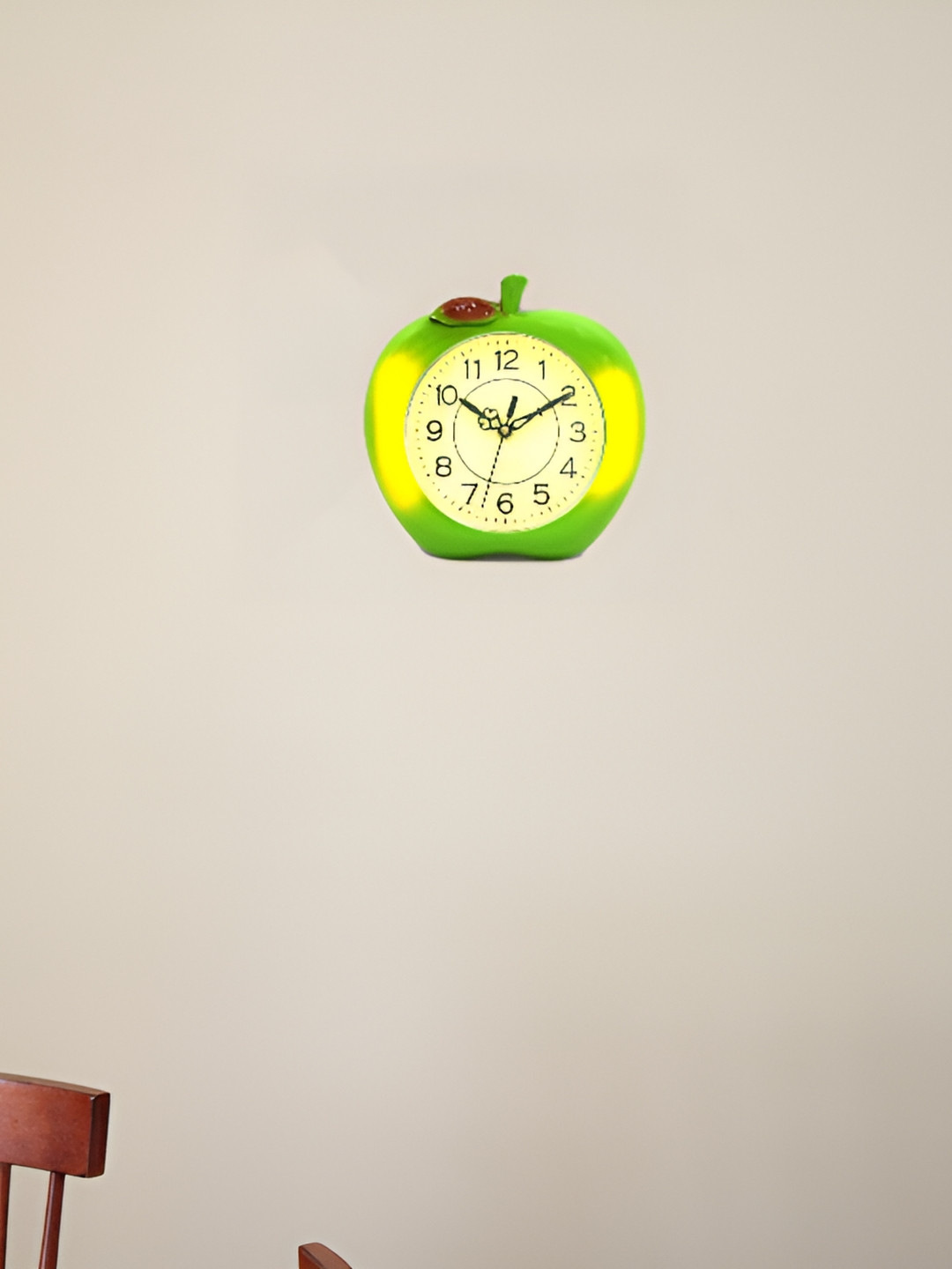 Sigaram Green Round Contemporary Wall Clock