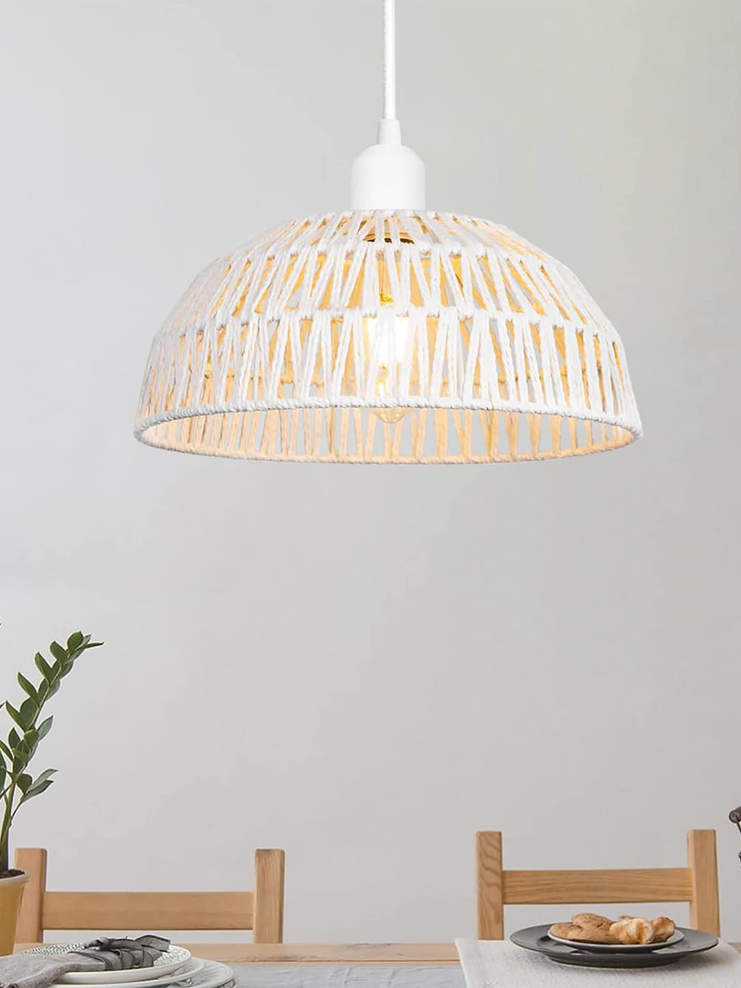Homesake White Textured MetalContemporary Ceiling Lamps