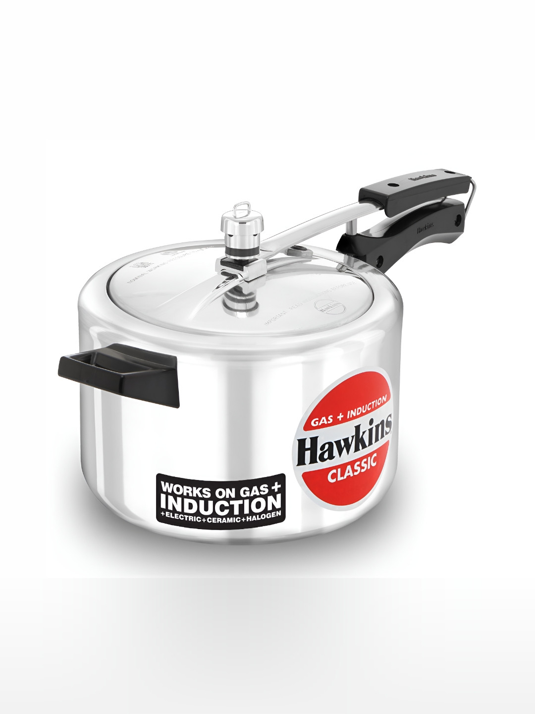 Hawkins Classic 5L Pressure Cooker, Silver (ICL50)