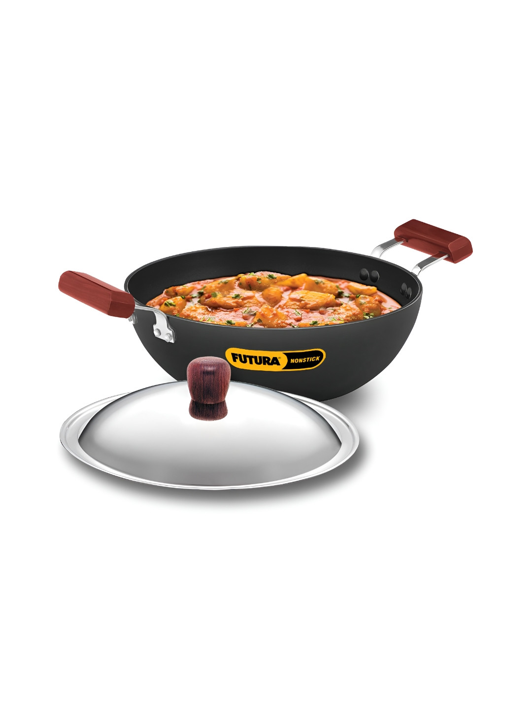 Hawkins Futura 3.5L Deep Kadhai with Lid