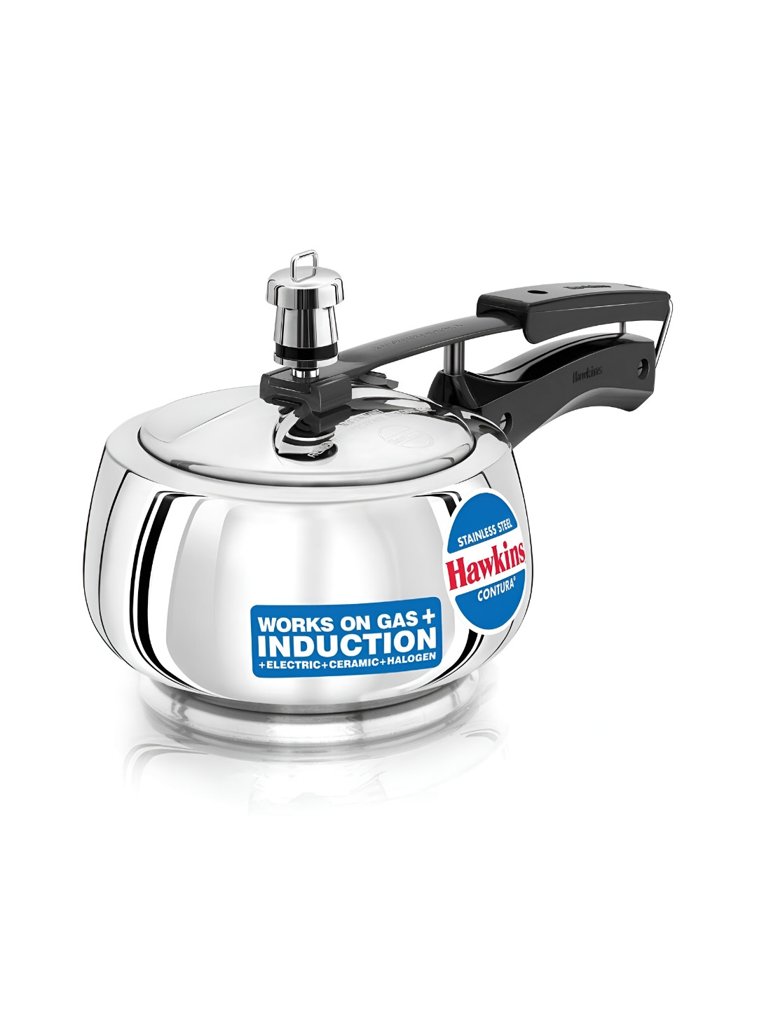 Hawkins Silver Toned Contura 1.5L Pressure Cooker (SSC)