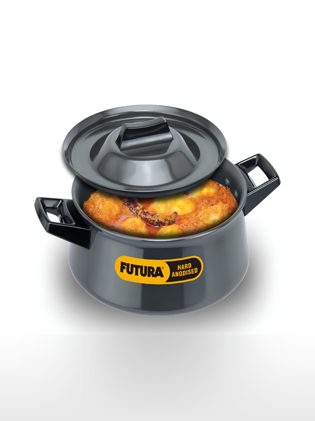 Hawkins Black Futura 3L Handi Saucepan with Lid (AH3S)