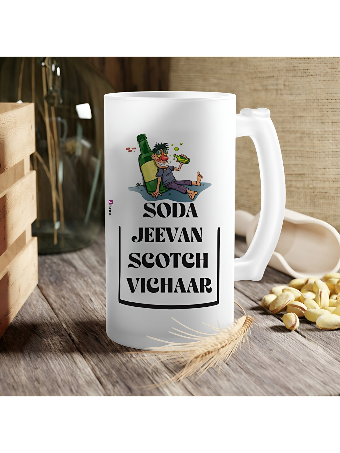 JIKRAA Multicoloured Glass Fashion