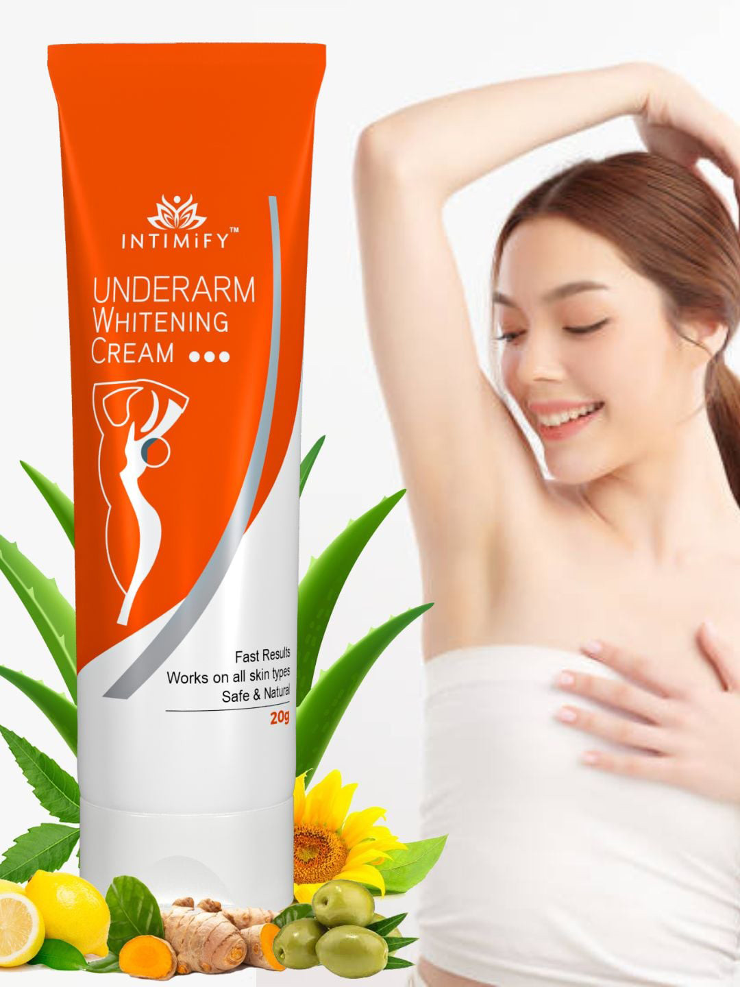 INTIMIFY Underarm Whitening Cream With Vitamin C - 20g
