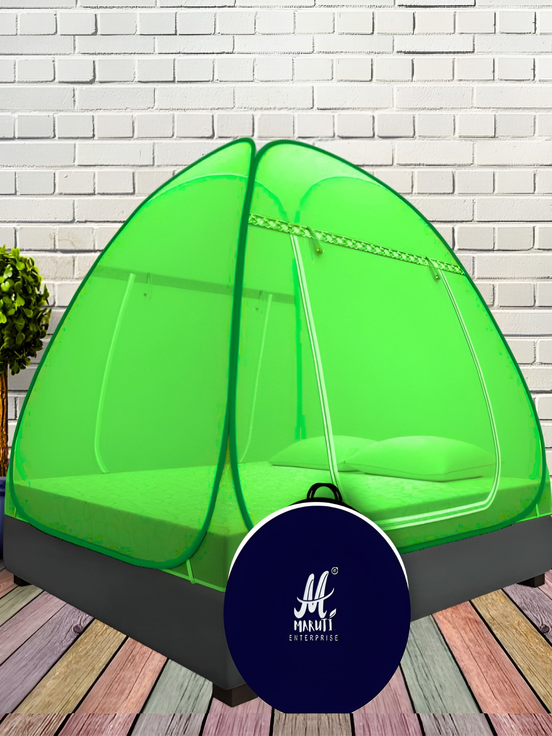 MARUTI ENTERPRISE Green King Size Tent Mosquito Net