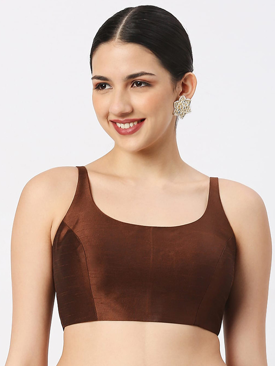 neckbook Round Neck Saree Blouse