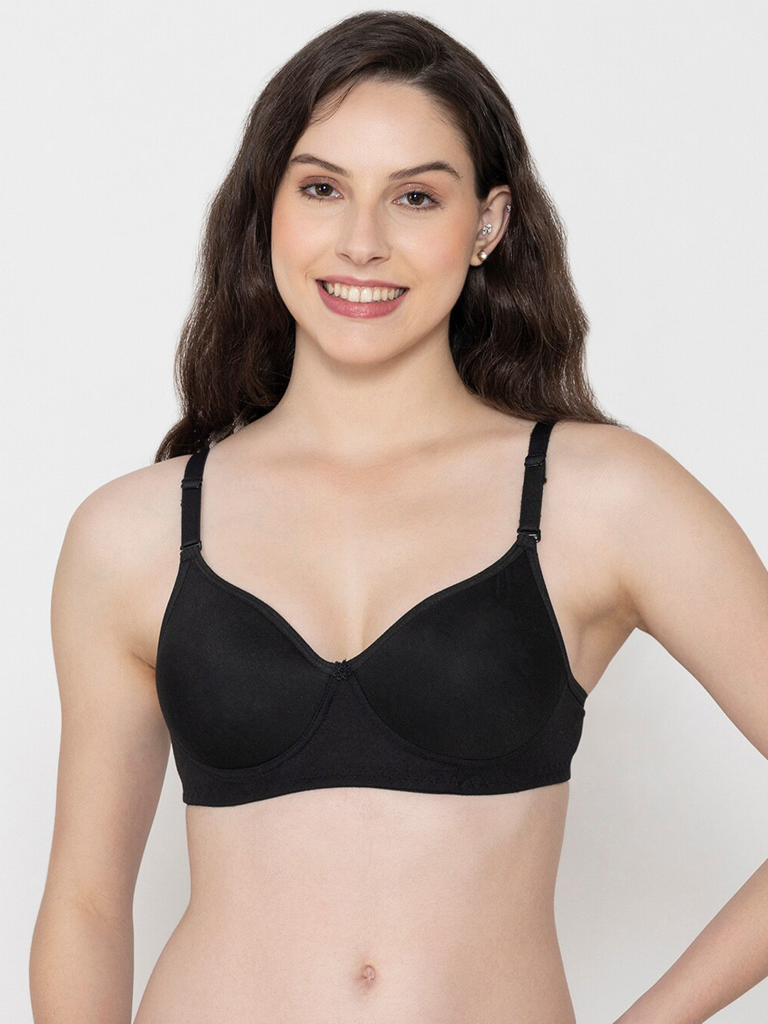 FUNAHME Full Coverage Lightly Padded Cotton T-shirt Bra With All Day Comfort