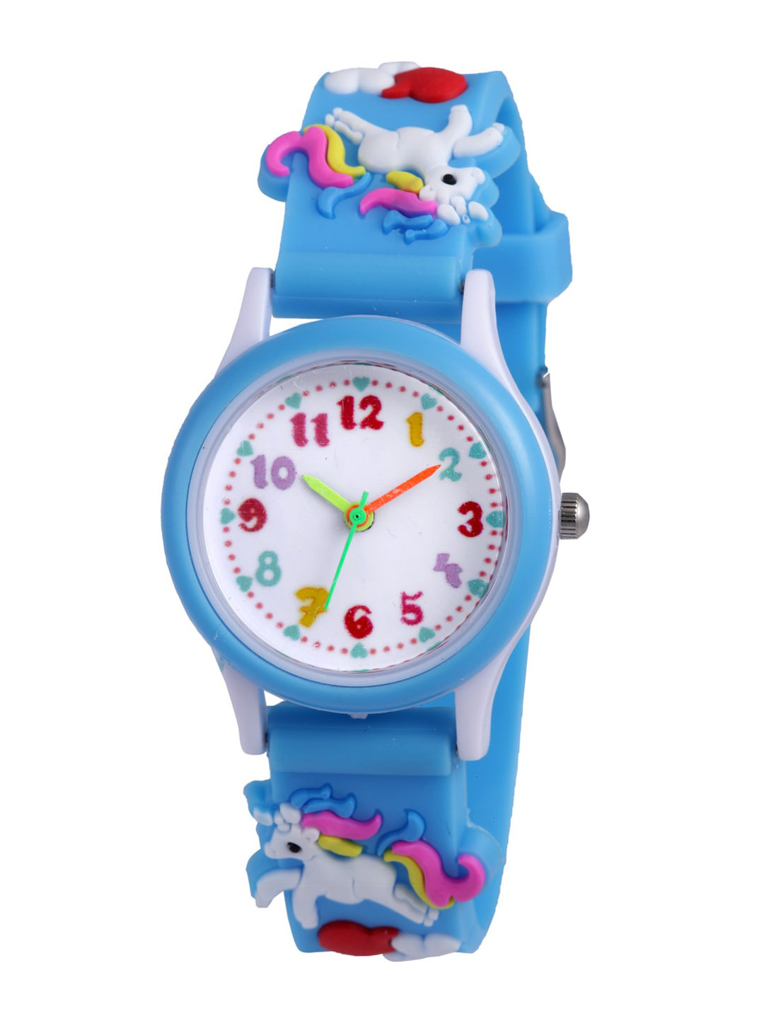 Stoln Unisex Blue Round Dial Analog Watch