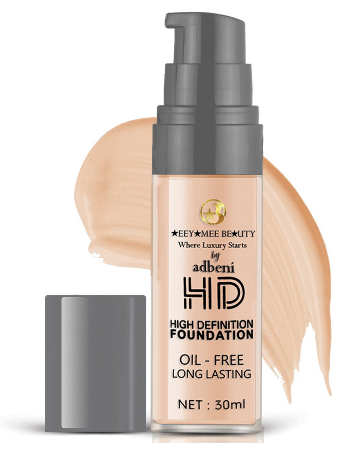 Adbeni Where Luxury Starts HD Oil Free Long Lasting SPF 15 Foundation 30ml - Shade NC20