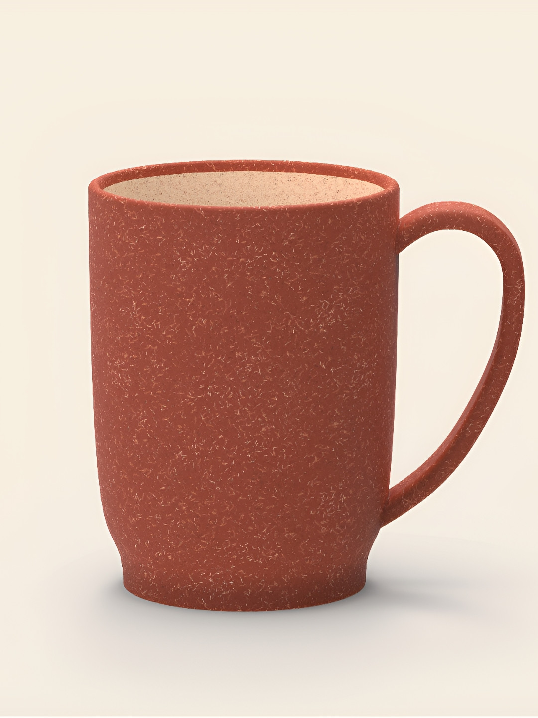 SELVEL Rust Textured Ceramic Microwave Safe Mug-370ml