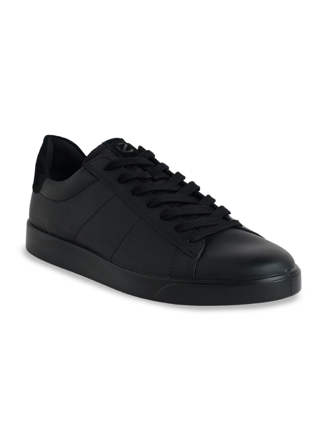 ECCO Men Street Lite Black Leather Regular Sneakers