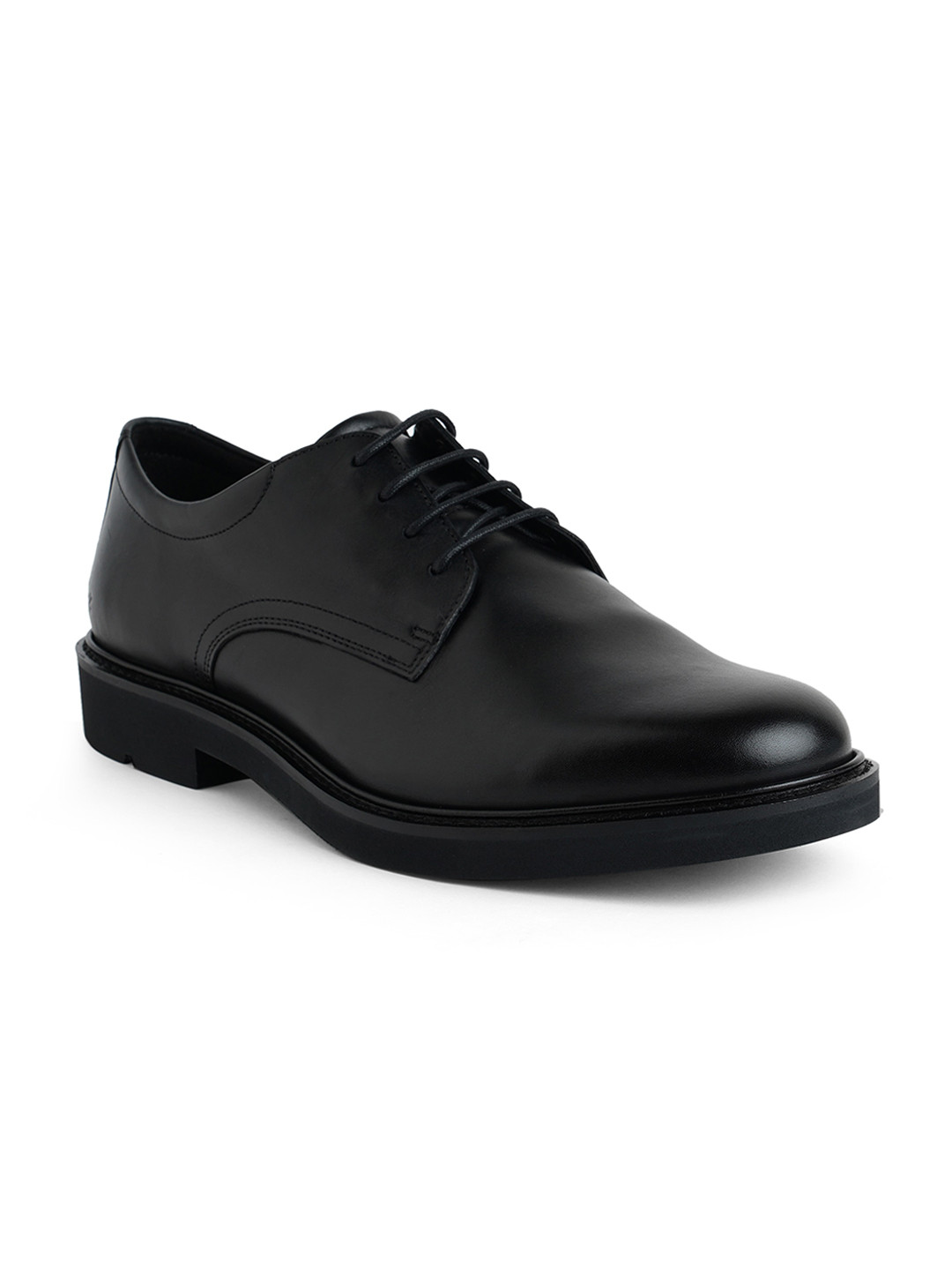 ECCO Mens Metropole Black Leather Extra Wide Formal Shoes