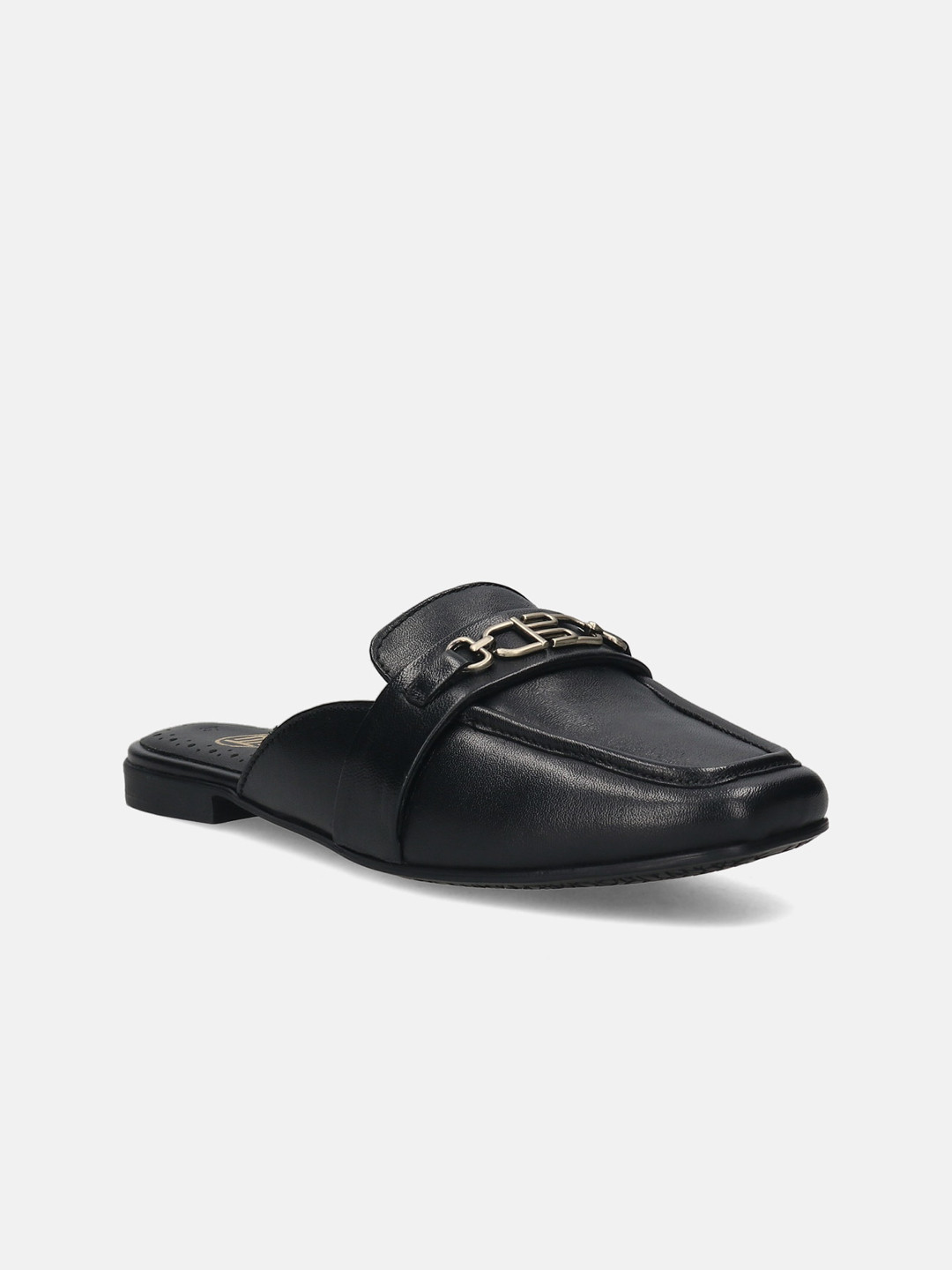 BAGATT Anela Buckle Detailed Leather Mules