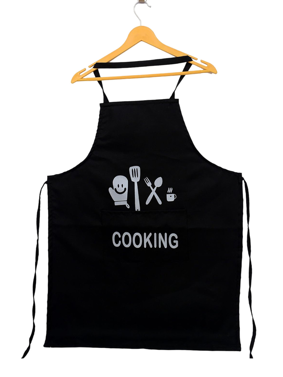 SWITCHON Black & White Cooking Printed Kitchen Apron