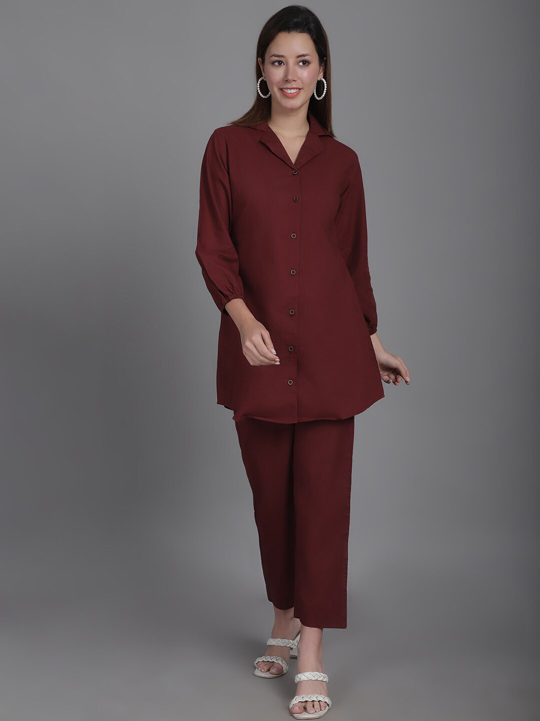 Enchanted Drapes Pure Cotton Shirt With Trousers