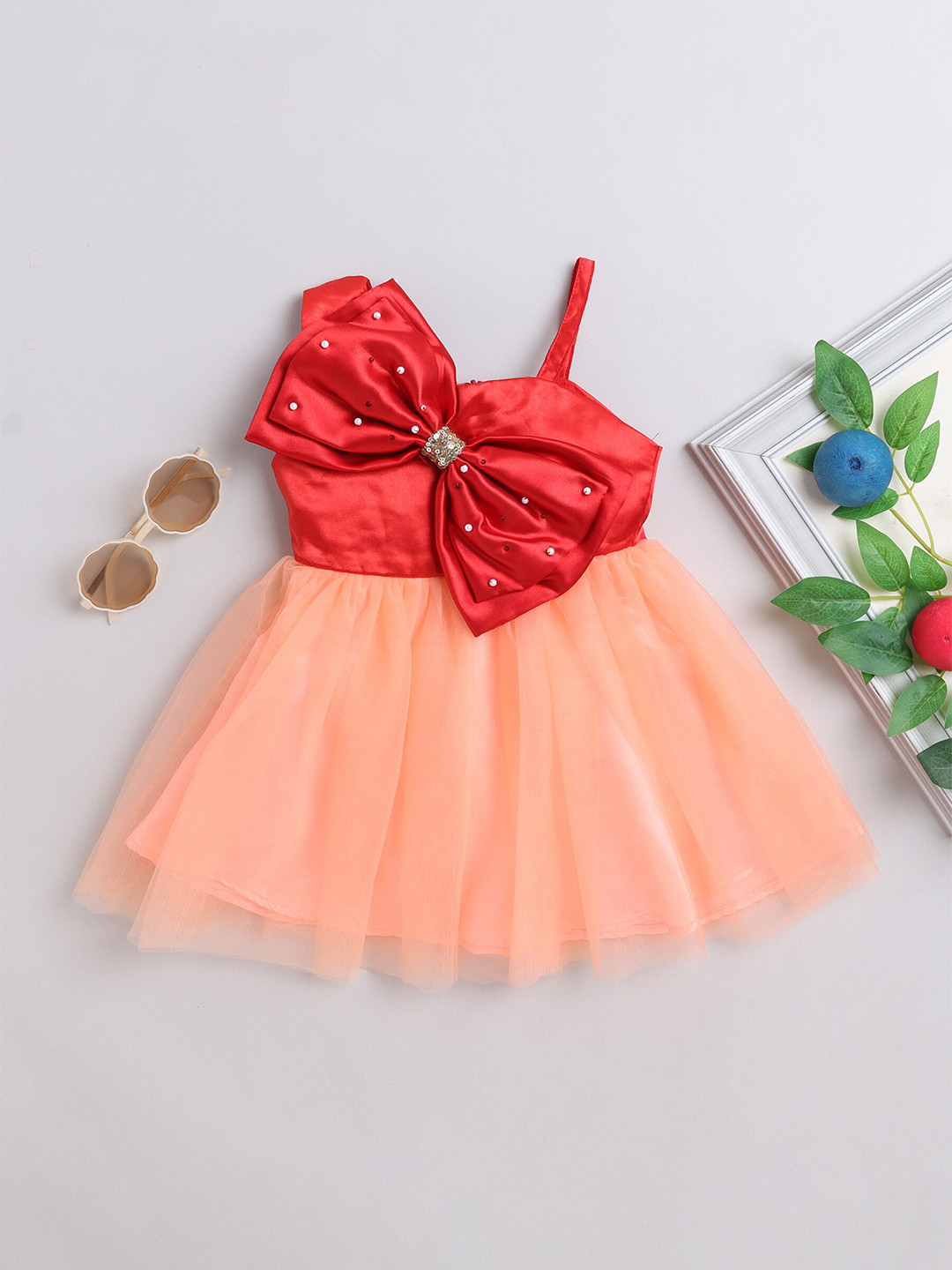 MANY FROCKS & Net Fit & Flare Dress