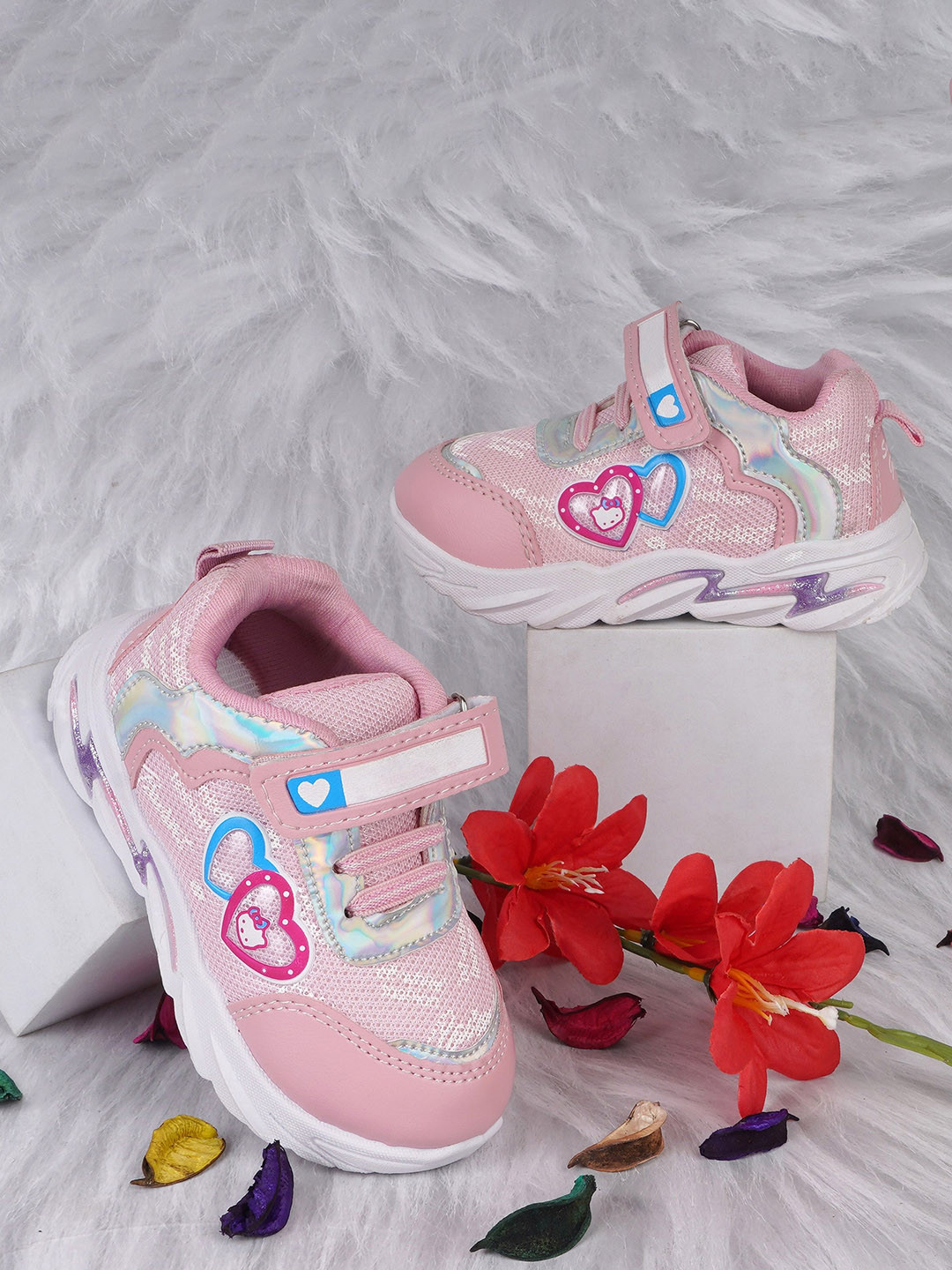 BAESD Kids Hello Kitty Printed Anti Skid Sneakers