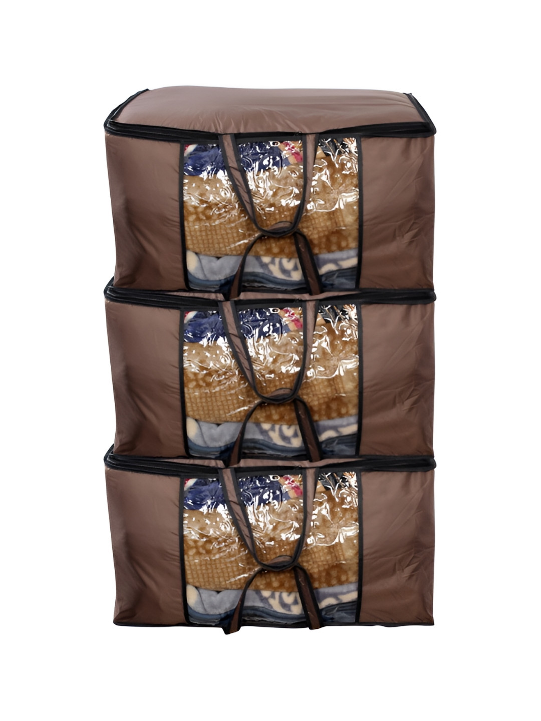Stylista Brown 3 Pieces Water Resistant Multi-Utility Organisers