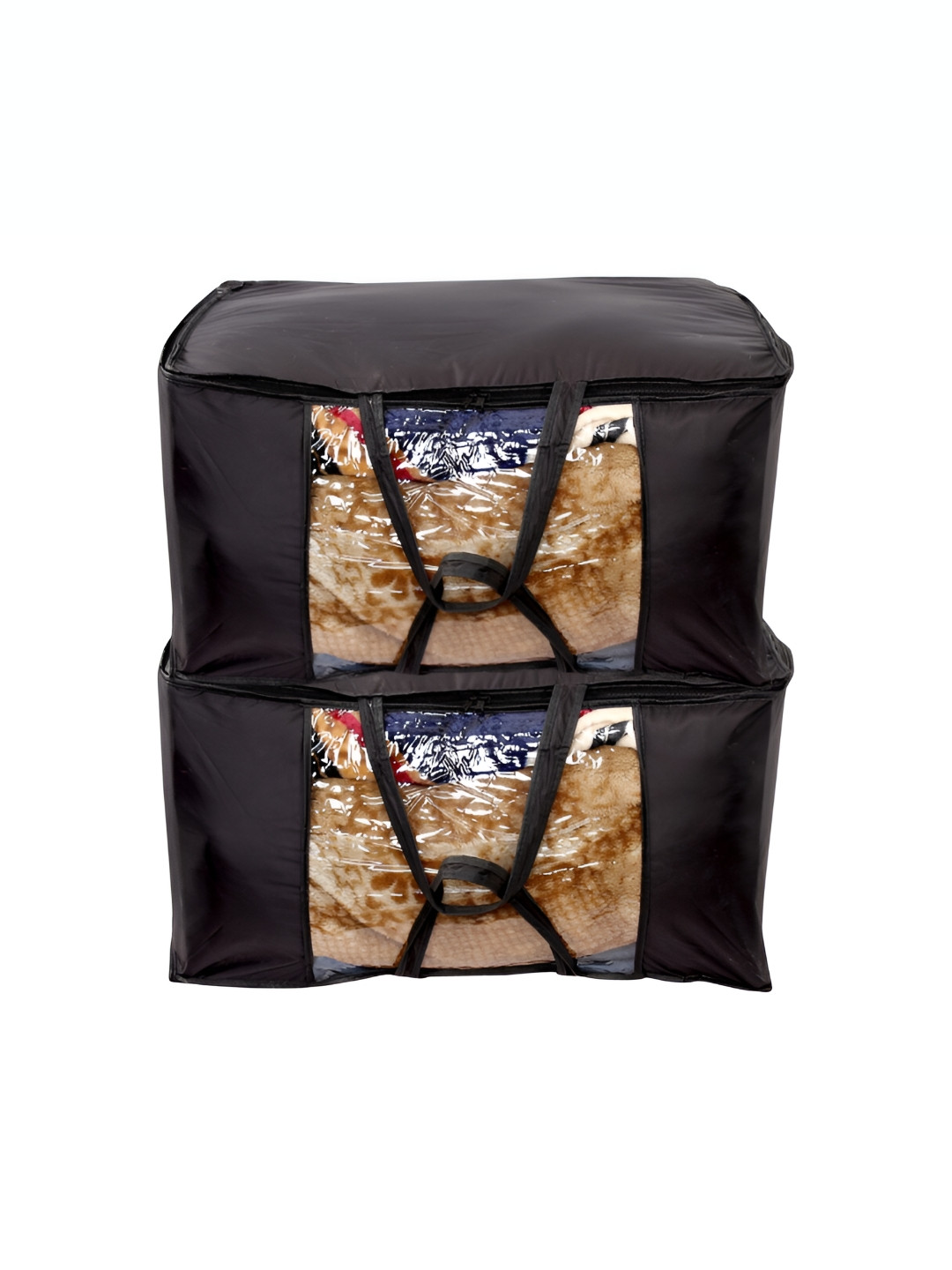 Stylista Black 2Pcs Water Resistant Multi-Utility Organisers