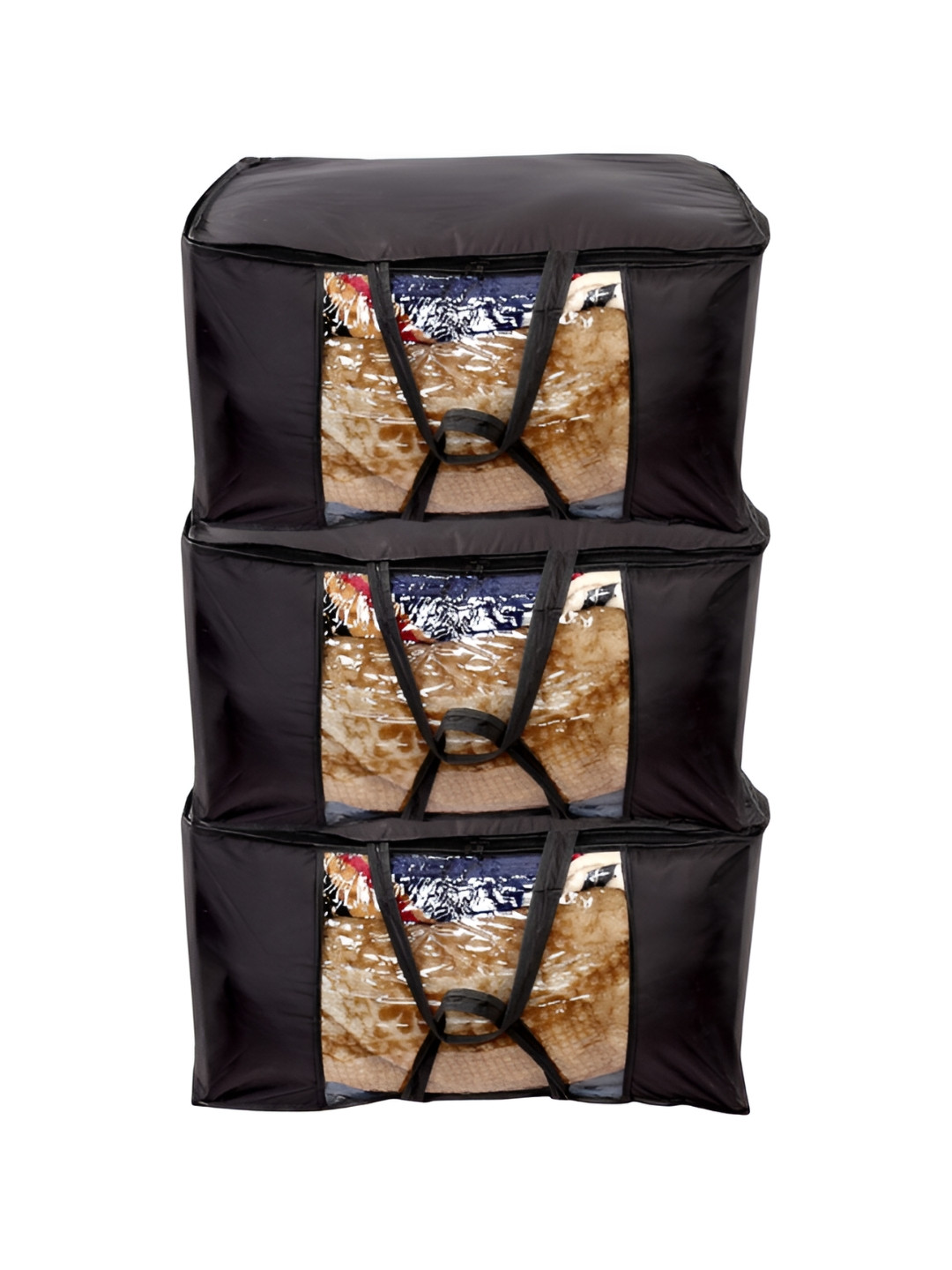 Stylista Black 3 Pieces Water Resistant Multi-Utility Organisers