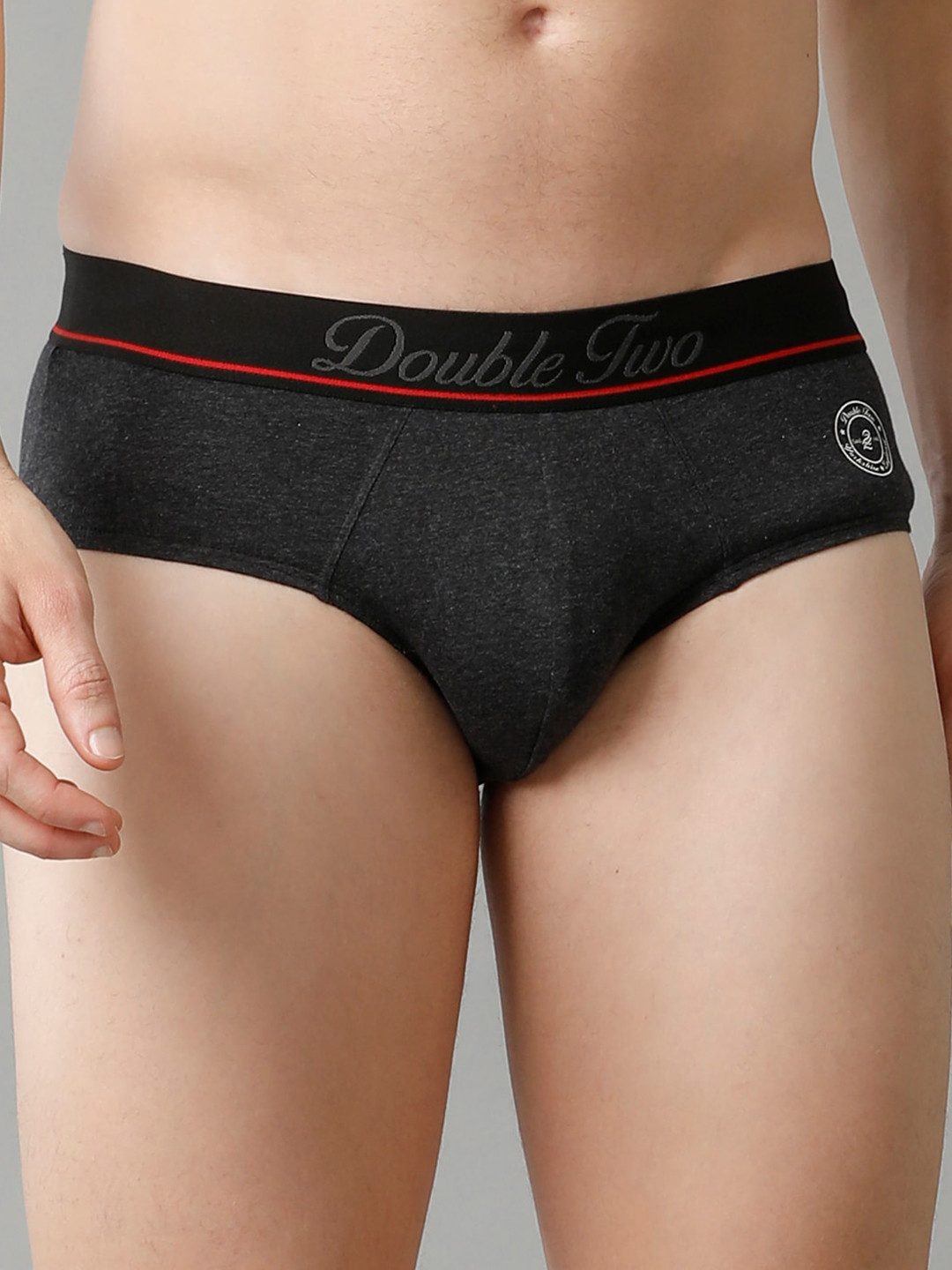 Double Two Mid-Rise Basic Briefs DTMBR0004-1-S