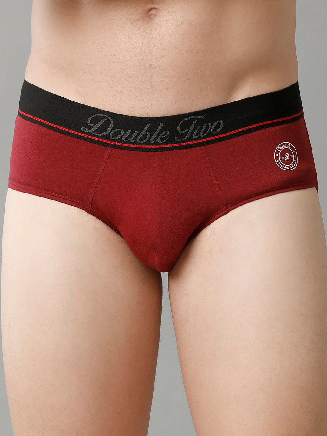 Double Two Mid-Rise Basic Briefs DTMBR0005-1-S