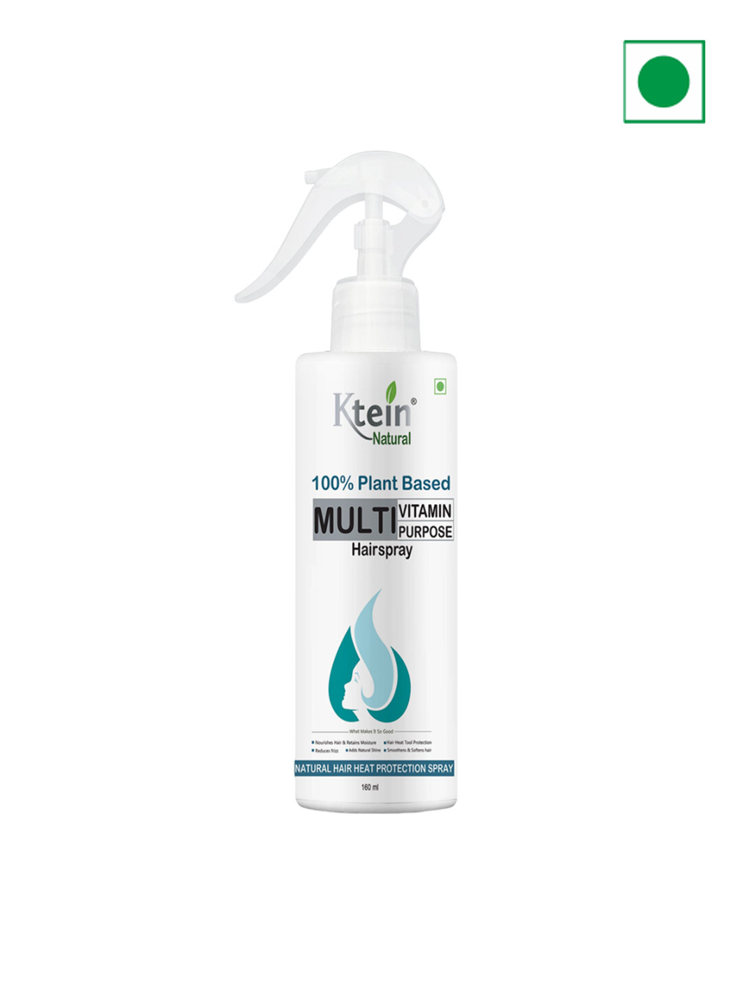 Ktein Plant Based Multi Vitamin Purpose Hair Spray - 160ml