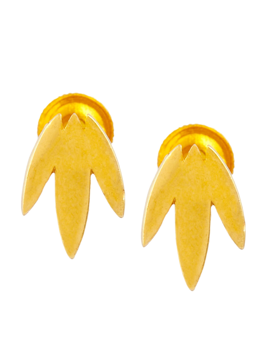 BHIMA 22K Hallmark 916 Purity Yellow Gold Designer Stud