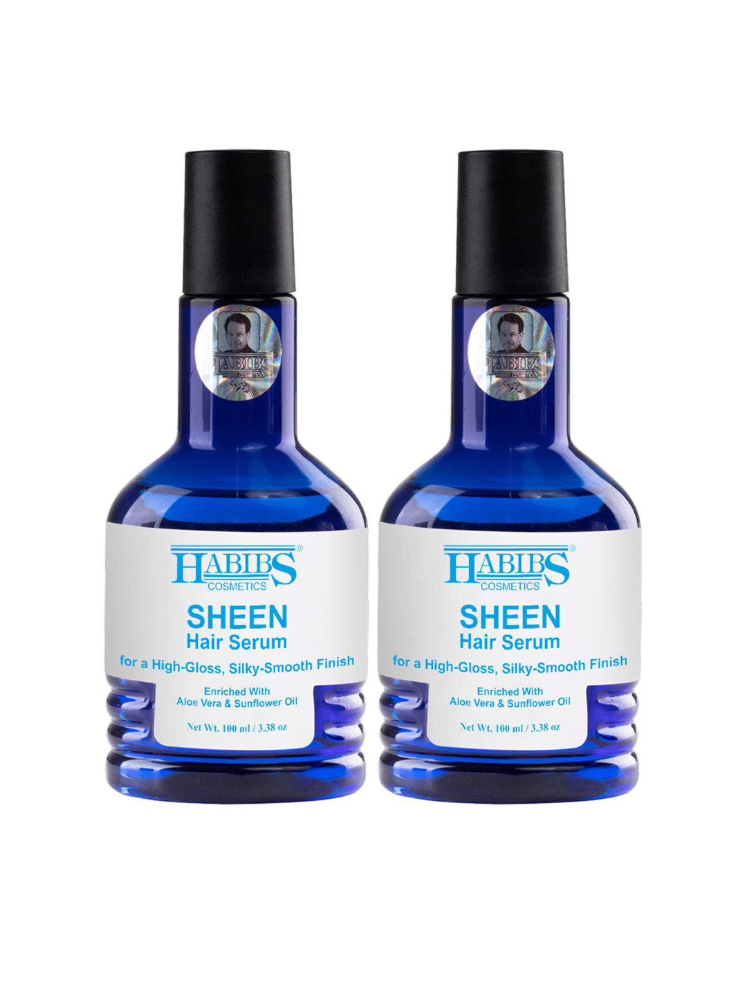 HABIBS Sheen Set of 2 Hair Serum For Silky Smooth Finish - 100ml Each