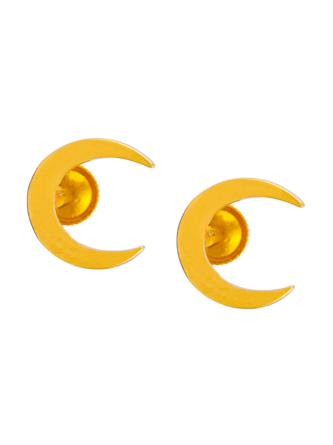 BHIMA 22K Hallmark 916 Purity Yellow Gold U Design Stud