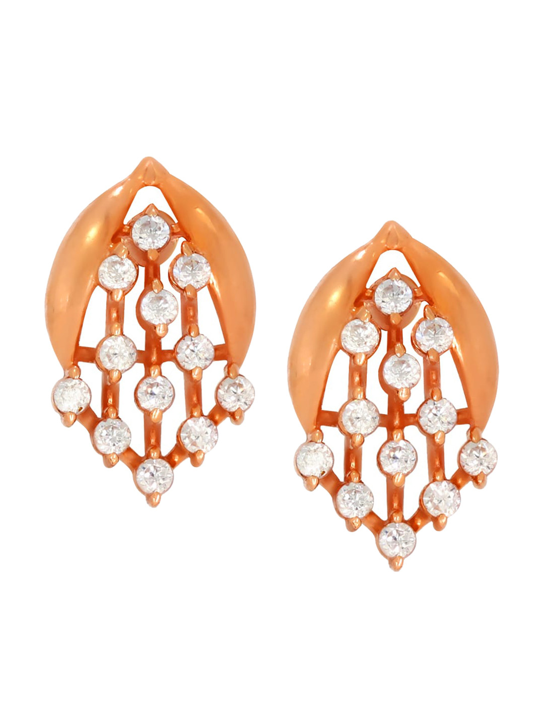 BHIMA 18K Hallmark 750 Purity RosecGold Molding Stud