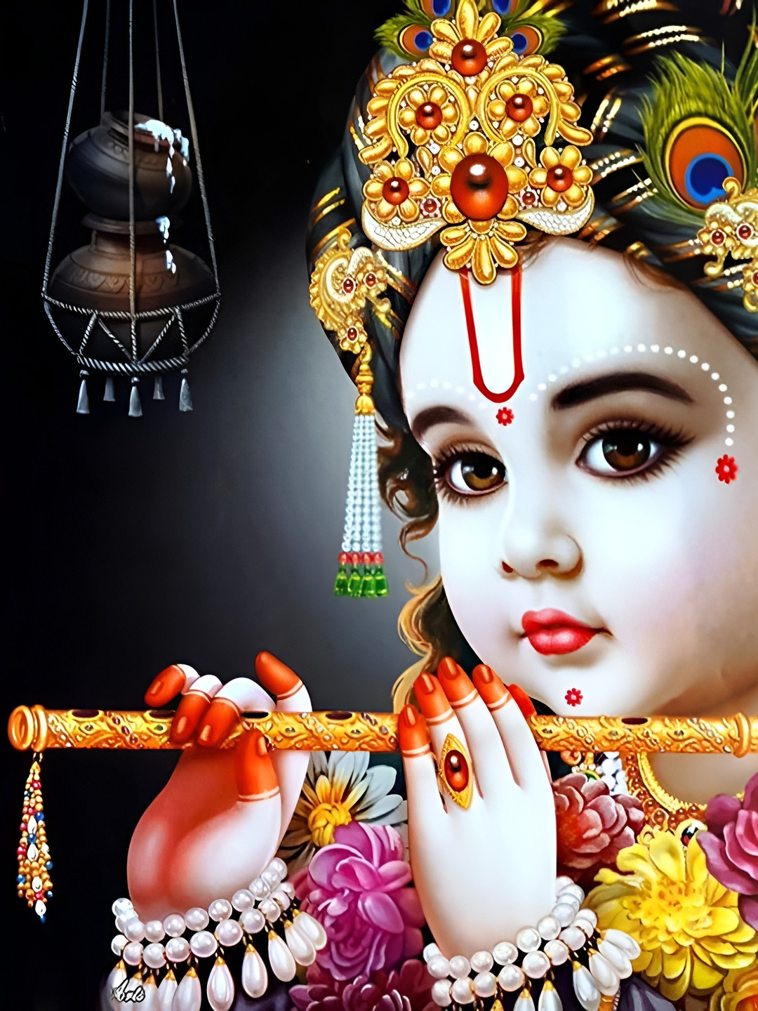 British Terminal Black & Gold-Toned Religious Wall Sticker