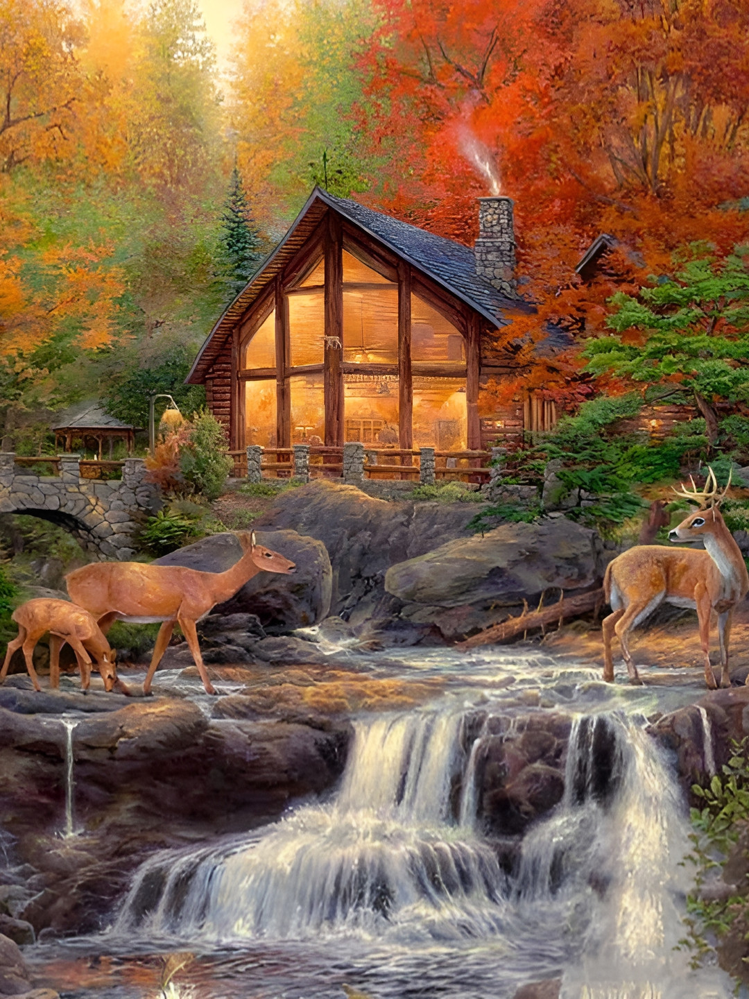 British Terminal Red & Yellow The Colors of Life Animals Wall Photograph