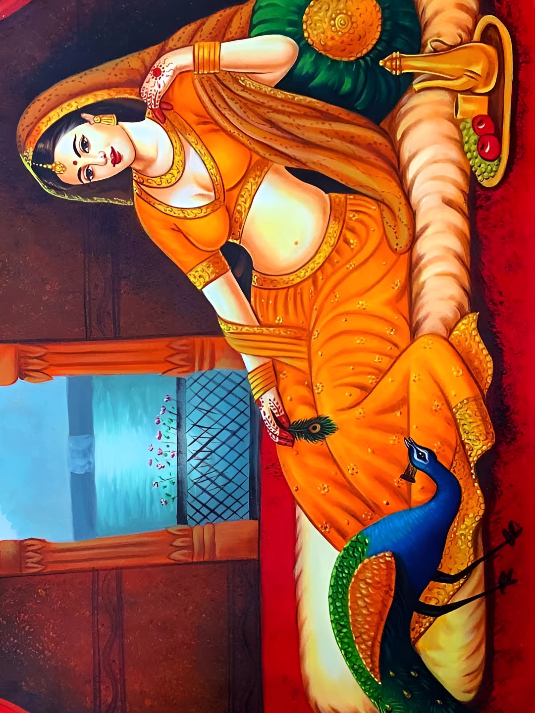 British Terminal Blue & Orange Paper Wall Stickers