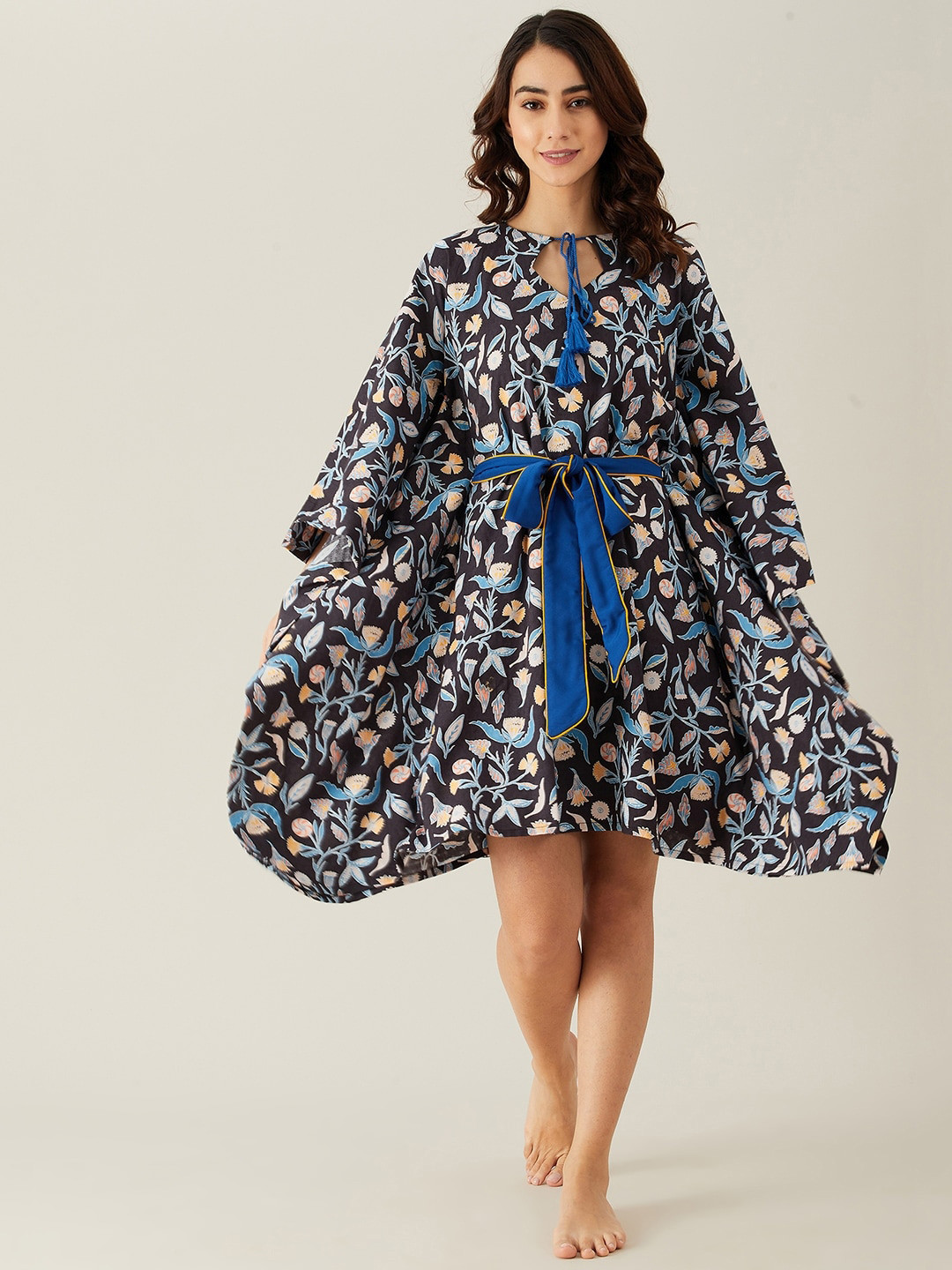 The Kaftan Company Printed Modal Kaftan Nightdress