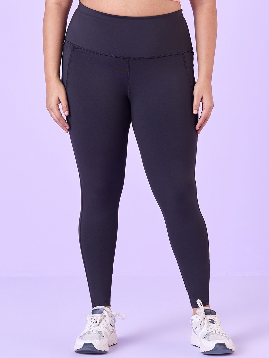 Big Hello - The Plus Life Women Mid Rise Ankle Length Tights