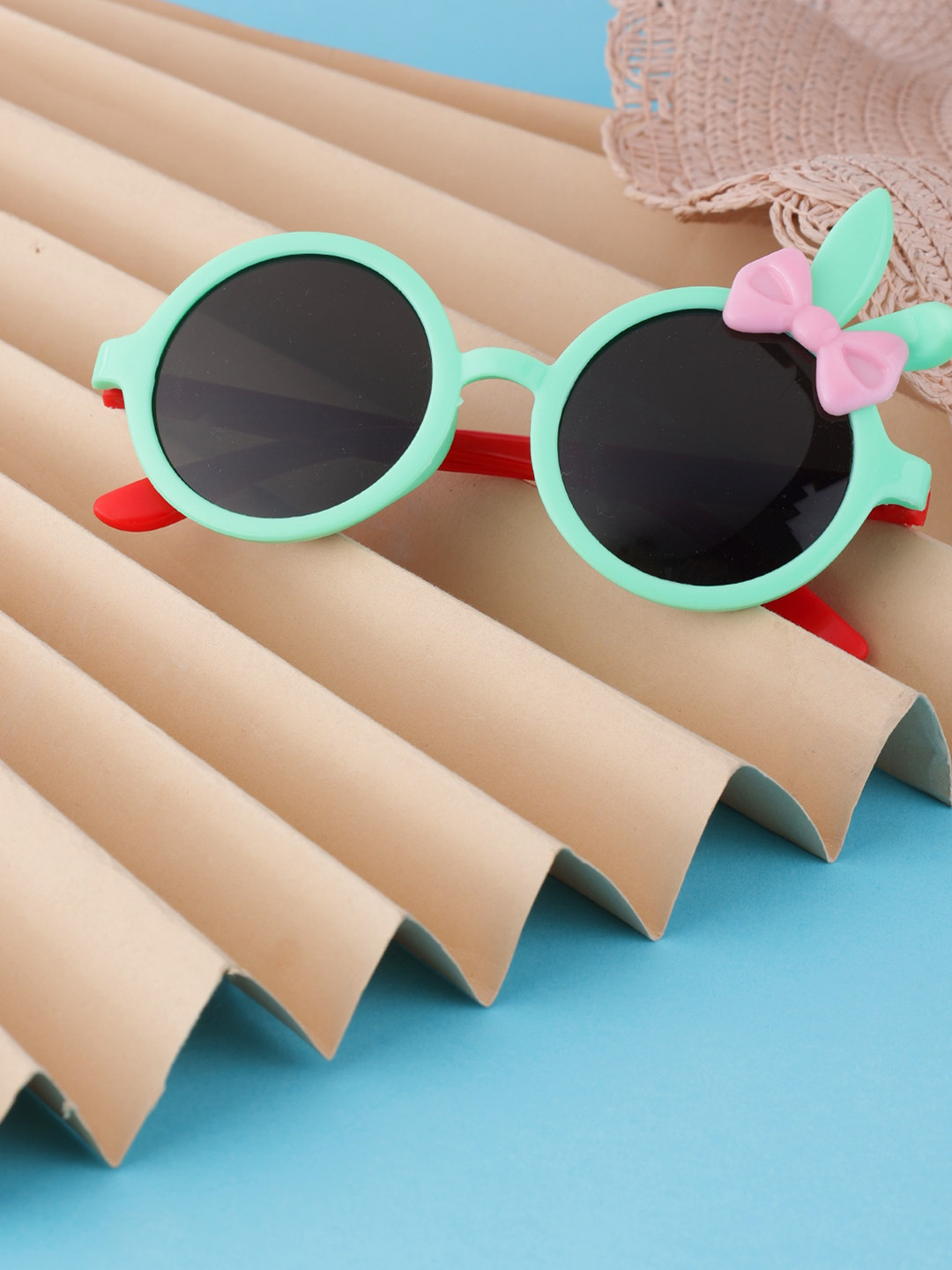 PASSION PETALS Kids Round Sunglass Polarised & UV Protected Lens 11-16greensunglasses