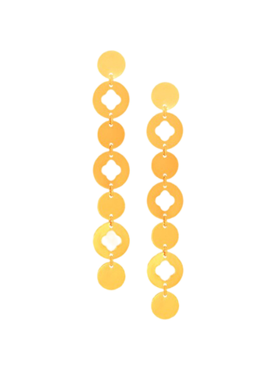 BHIMA 22K Hallmark 916 Purity Yellow Gold Plain Drop