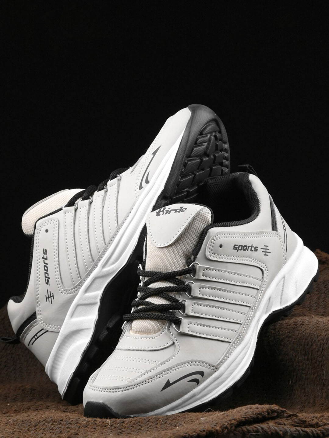 BIRDE Men Lace Up Walking Shoes