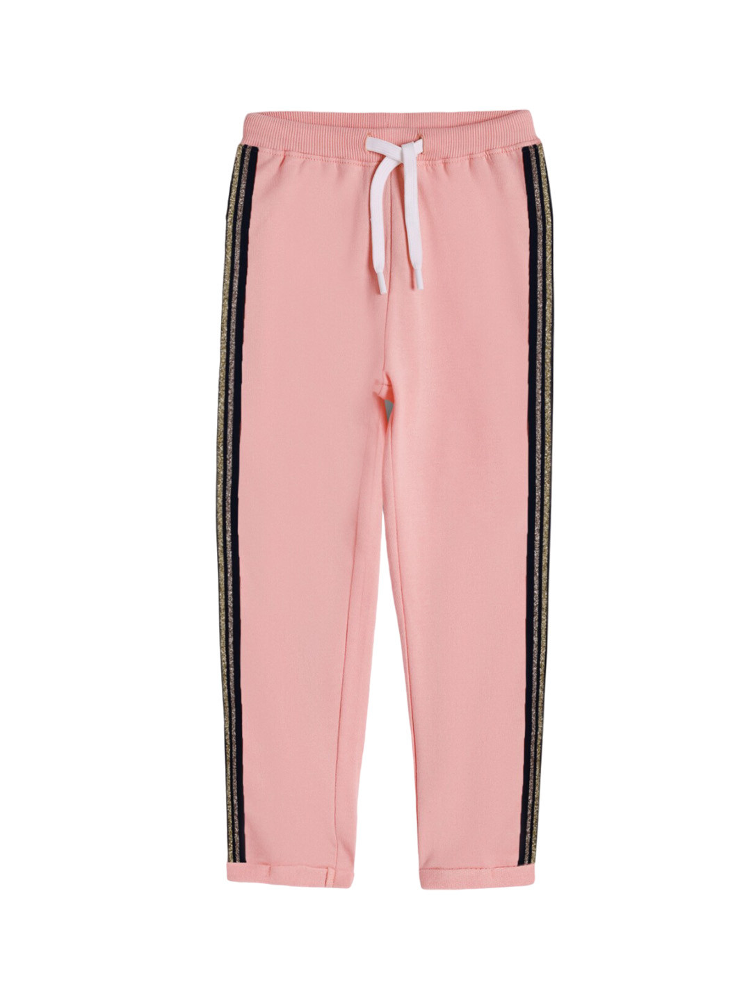 Anthrilo Girls Side Tapered Cotton Dry-Fit Joggers