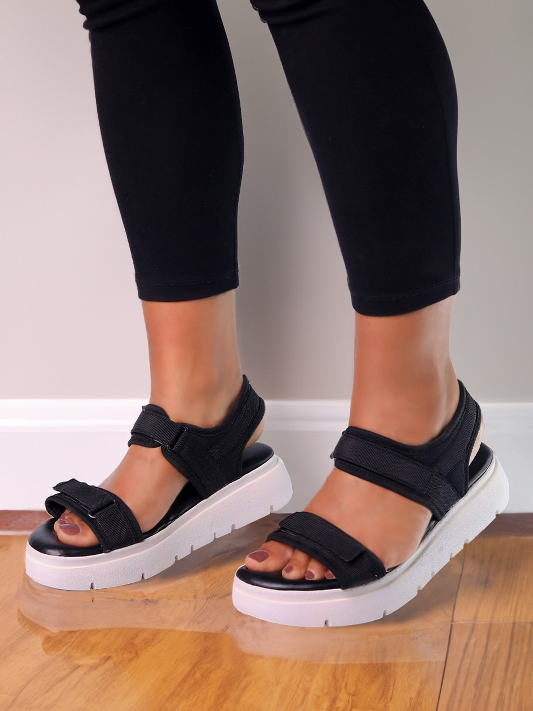 Monrow Suede Backstrap Comfort Heels