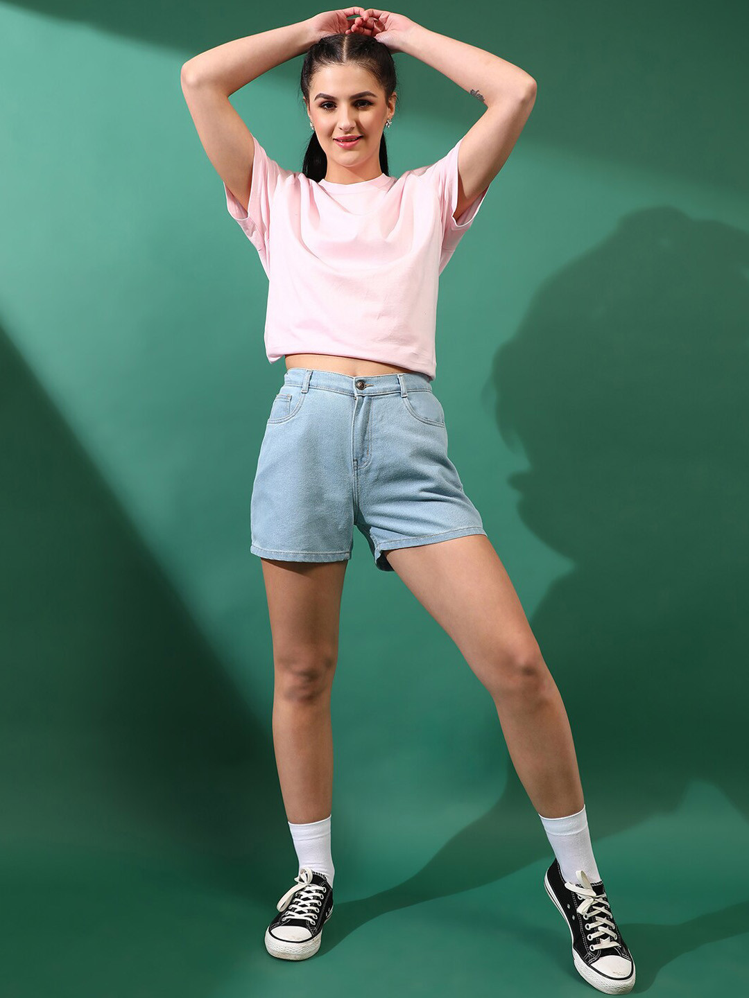 TALES & STORIES Women Mid-Rise Outdoor Shorts