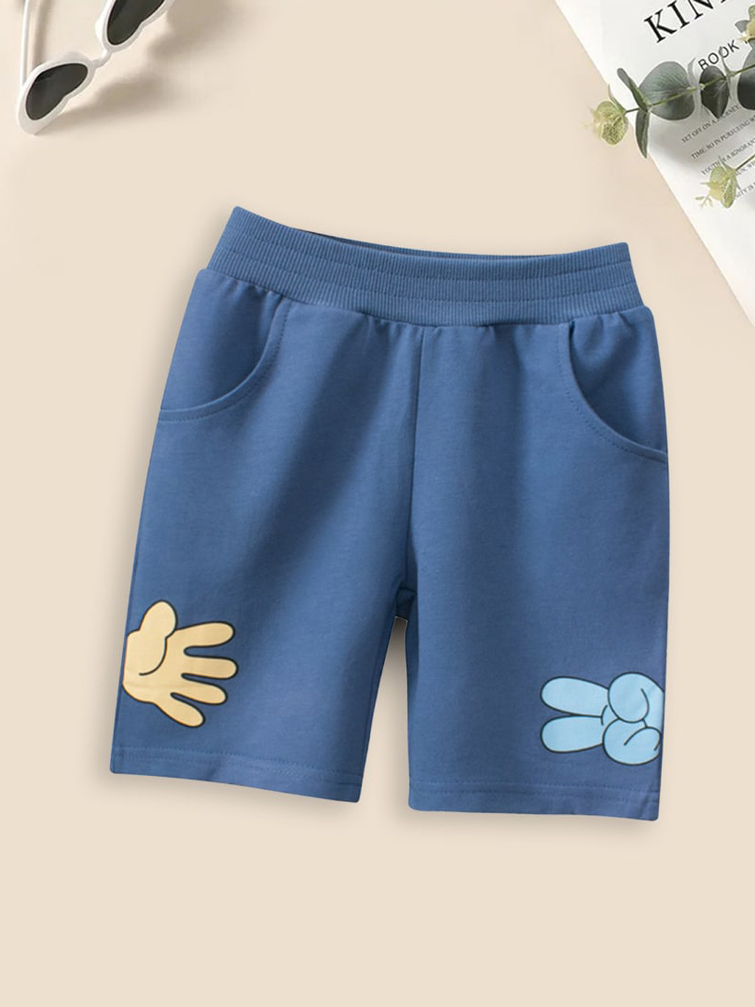 INCLUD Boys Graphic Printed Cotton Shorts