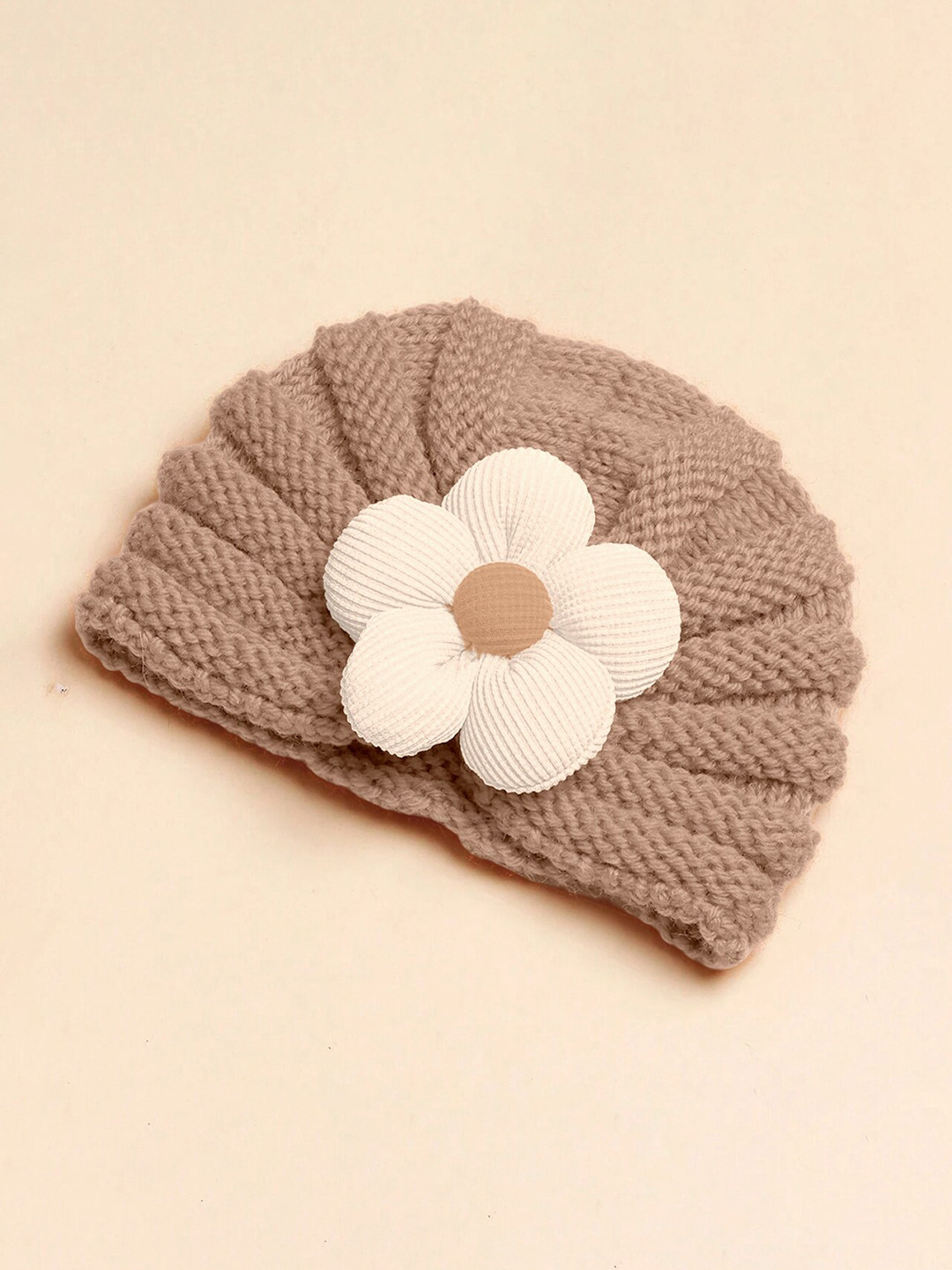 SYGA Infants Self Design Cotton Wool Beanie