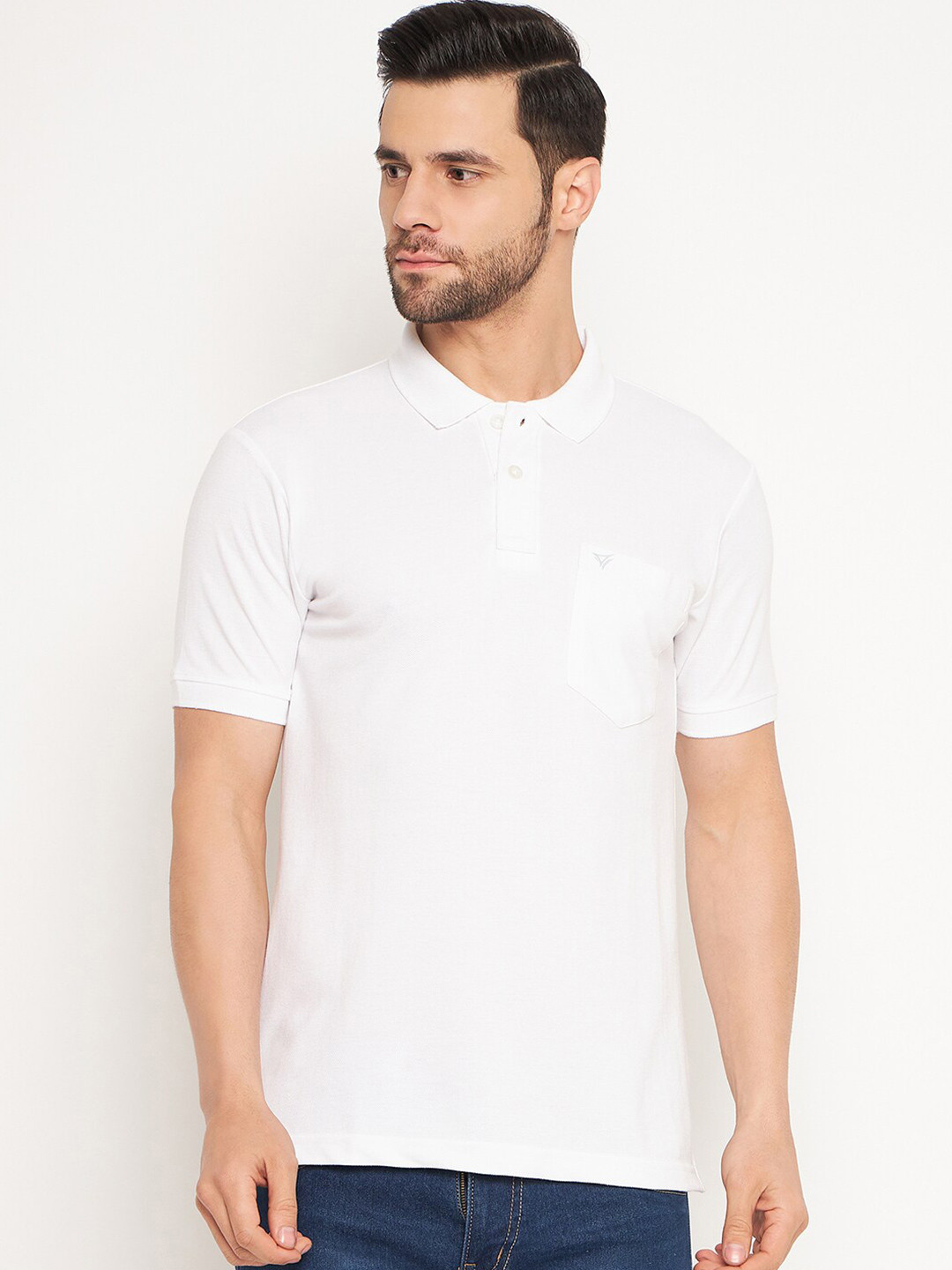 NEVA Henley Neck Pockets Cotton T-shirt