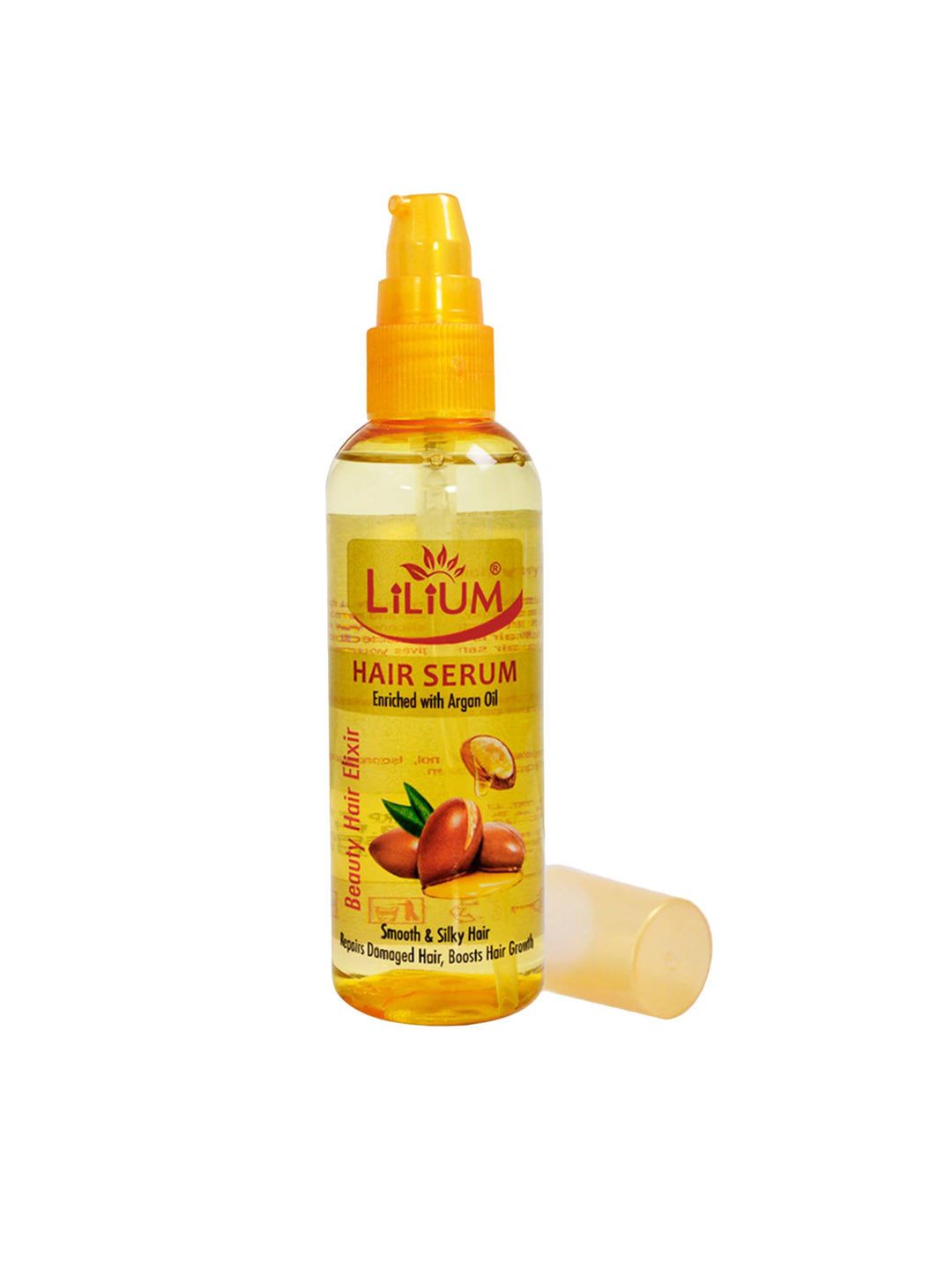 Lilium Herbal Beauty Hair Elixir Hair Serum for Smooth & Silky Hair with Argan Oil - 50ml
